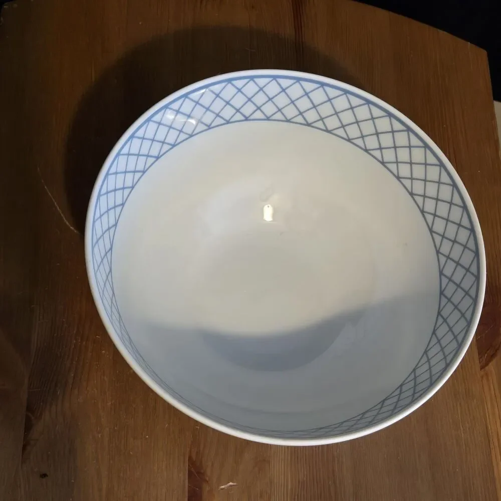 Large Vista Alegre Vitet By Vinot Serving Bowl, Portugal, Fine Porcelain, Rare
